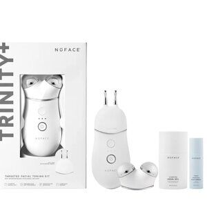 NuFACE TRINITY+ set with Effective Lip & Eye Attachment - like new